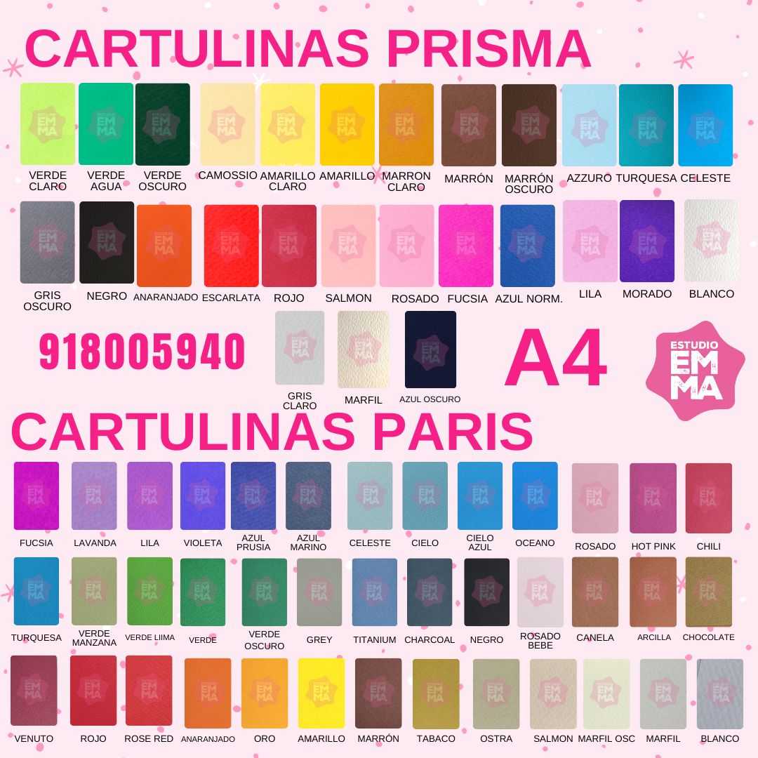 CARTULINA PRISMA-PARIS 20X30 CM
